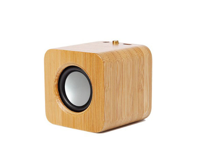 Cubic Bamboo Speaker - Yorkn Inc✅