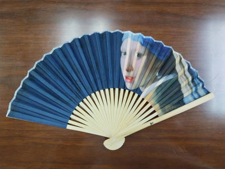Custom Bamboo Folded Fan - Yorkn Inc✅