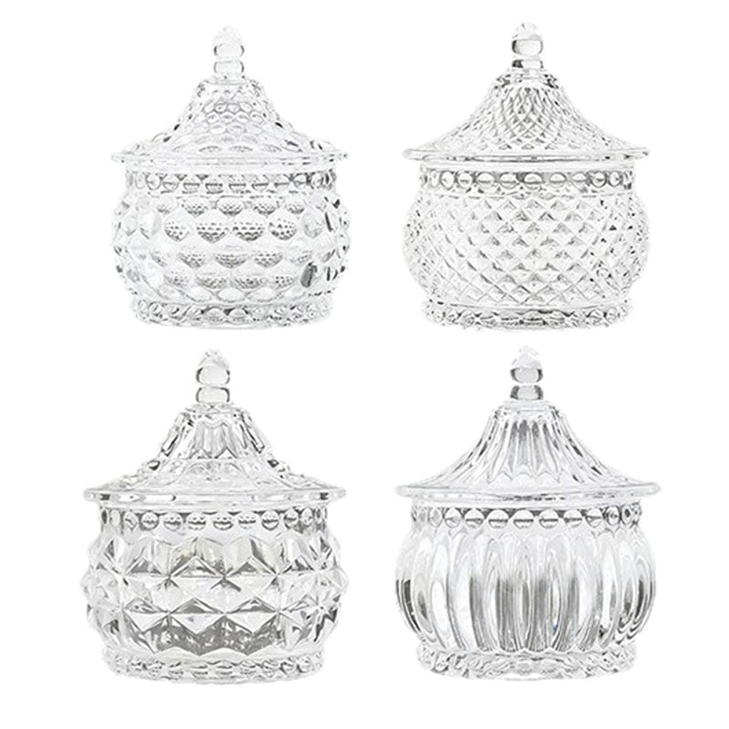 Decorative Glass Storage Jar - Yorkn Inc✅