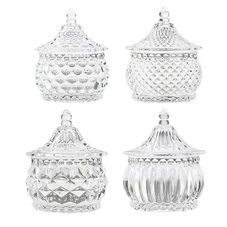 Decorative Glass Storage Jar - Yorkn Inc✅