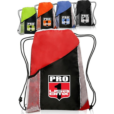 Drawstring Backpack With Zipper - Yorkn Inc✅