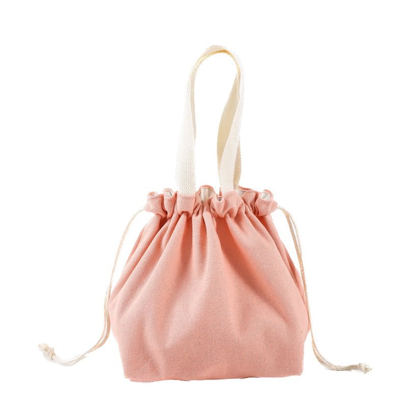 Drawstring Canvas Handbag - Yorkn Inc✅