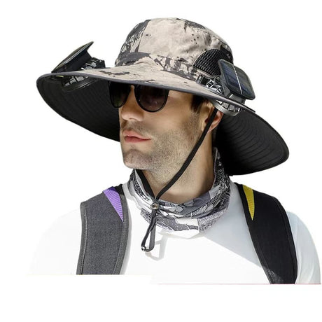 Dual - fan Solar - charging Sun Hat For Summer Outdoor Use - Yorkn Inc✅