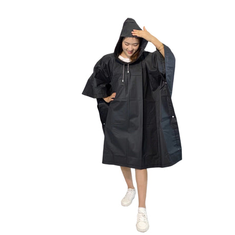 Eva Poncho Hooded Style Raincoat - Yorkn Inc✅