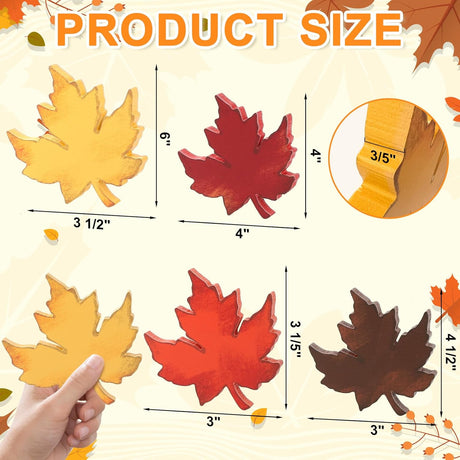 Fall Leaves Decorations Kit 4pcs - Yorkn Inc✅