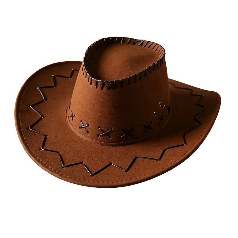 Faux Suede Western Cowboy Hat - Yorkn Inc✅