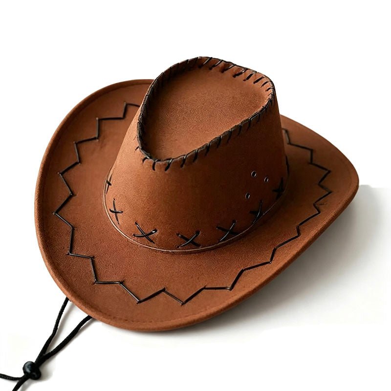 Faux Suede Western Cowboy Hat - Yorkn Inc✅