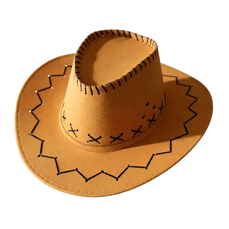Faux Suede Western Cowboy Hat - Yorkn Inc✅