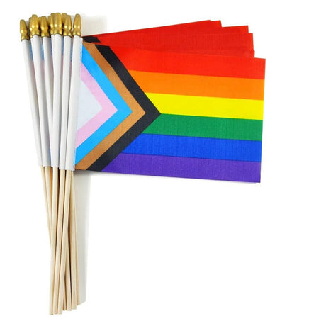 Flag With A Wooden Pole - Yorkn Inc✅