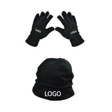 Fleece Beanie Hat And Gloves Set - Yorkn Inc✅