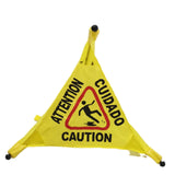 Foldable Yellow Safety Caution Cone - Yorkn Inc✅