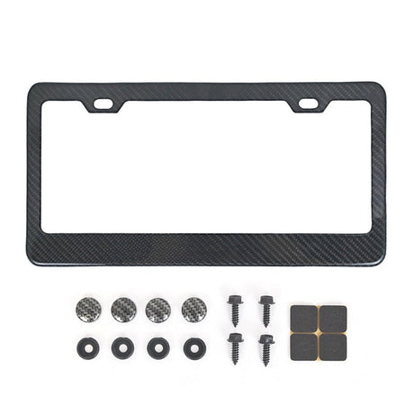 Full Carbon Fiber License Plate Frame - Yorkn Inc✅