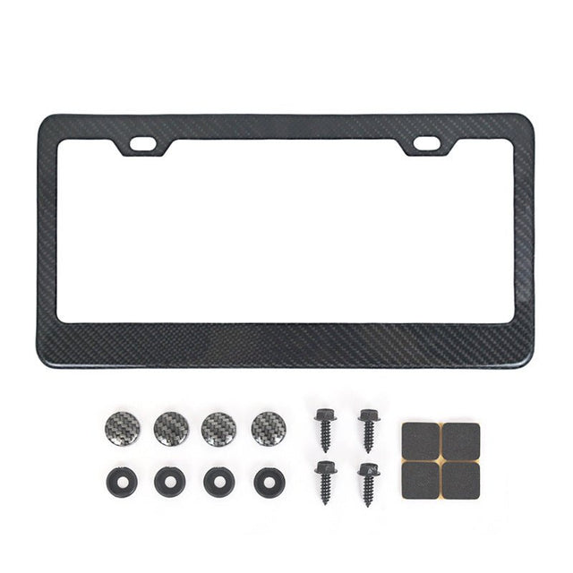 Full Carbon Fiber License Plate Frame - Yorkn Inc✅