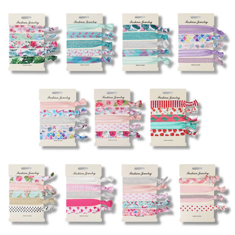 Fullsize Printed Elastic Hairties Ribbon - Yorkn Inc✅