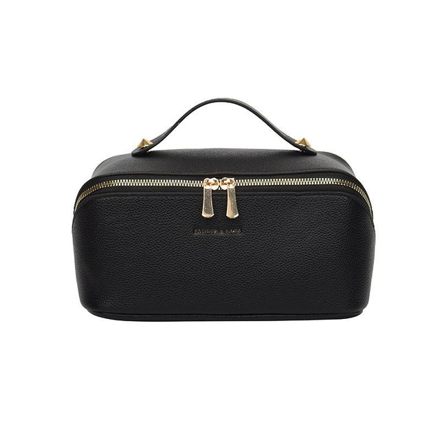 Genuine Leather Handheld Makeup Bag - Yorkn Inc✅