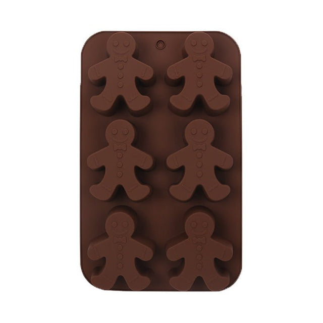 Gingerbread Man Silicone Baking Mold - Yorkn Inc✅