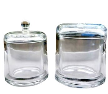 Glass Jars With Glass Lid - Yorkn Inc✅