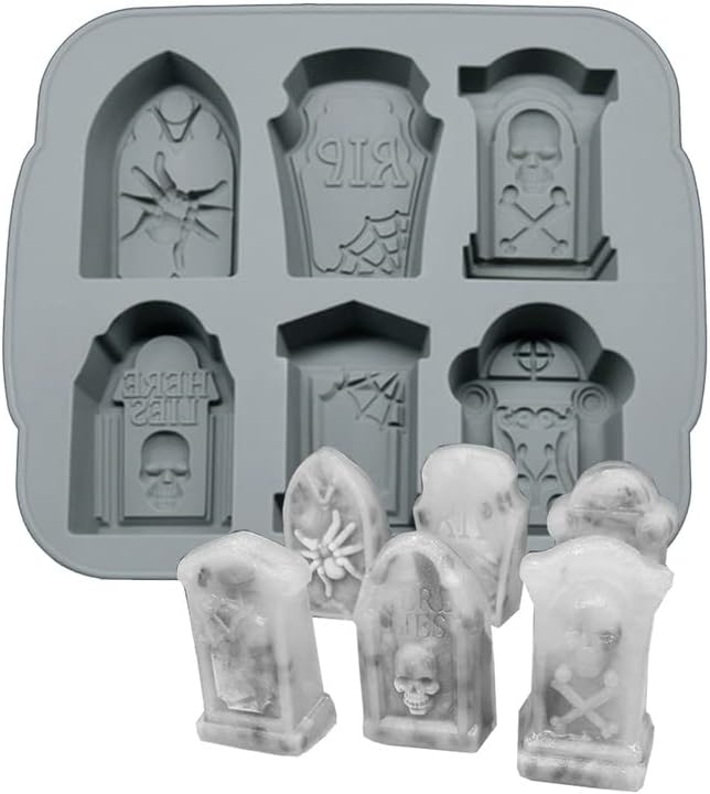 Halloween Gravestone Mold For Ice - Yorkn Inc✅
