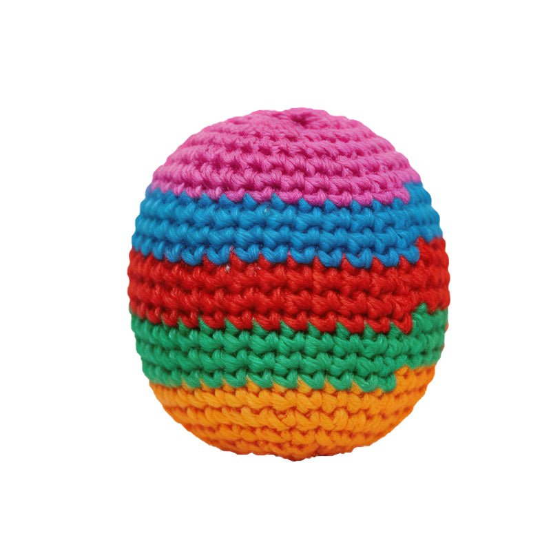 Hand Crochet Knitted Hacky Sack With Pellet Filling - Yorkn Inc✅