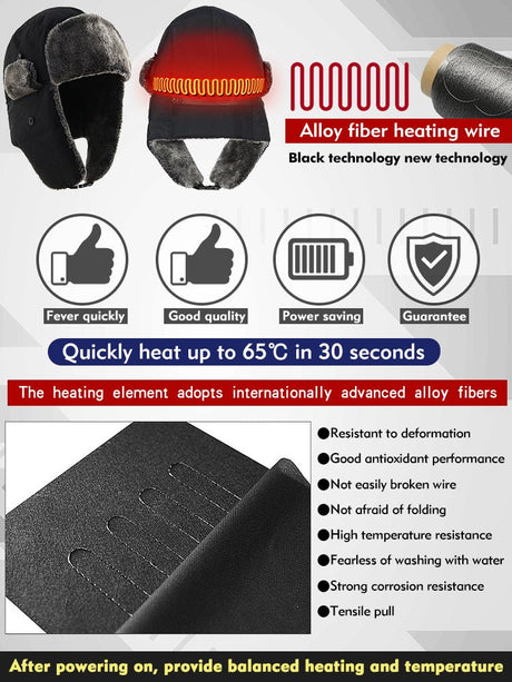 Heating Hat - Yorkn Inc✅
