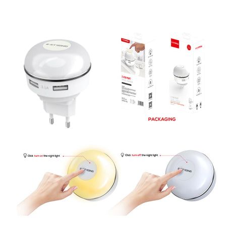 Home Adapte Wall Charger With Led Light - Yorkn Inc✅