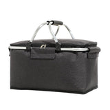 Insulated Foldable Picnic Basket Cooler Tote - By Boat - Yorkn Inc✅