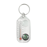 Keychain Compass/thermometer Magnifier - Yorkn Inc✅