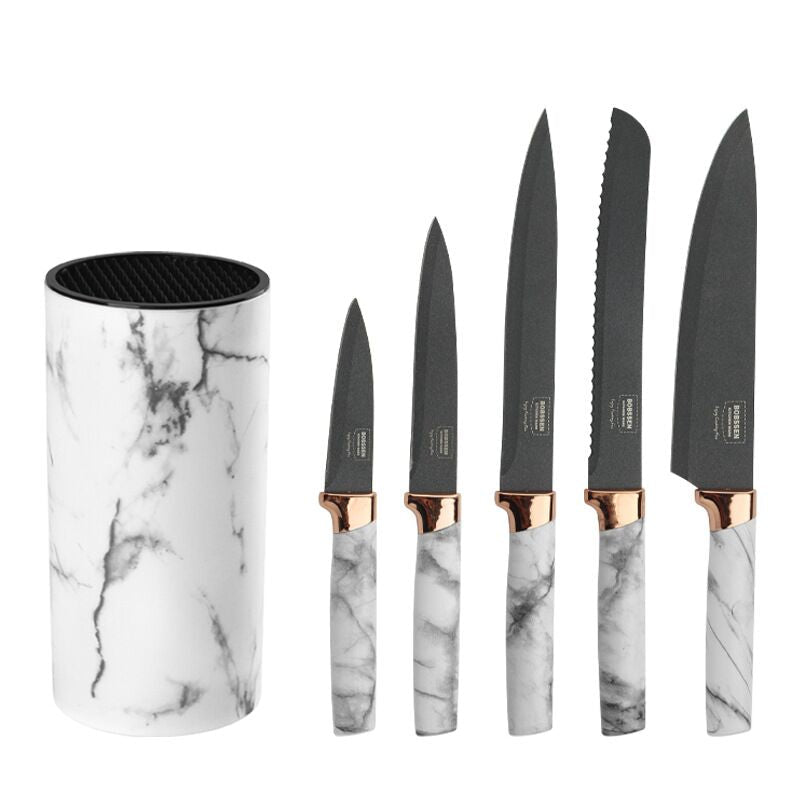 Kitchen Utensil With Marble Coating Handle - Yorkn Inc✅