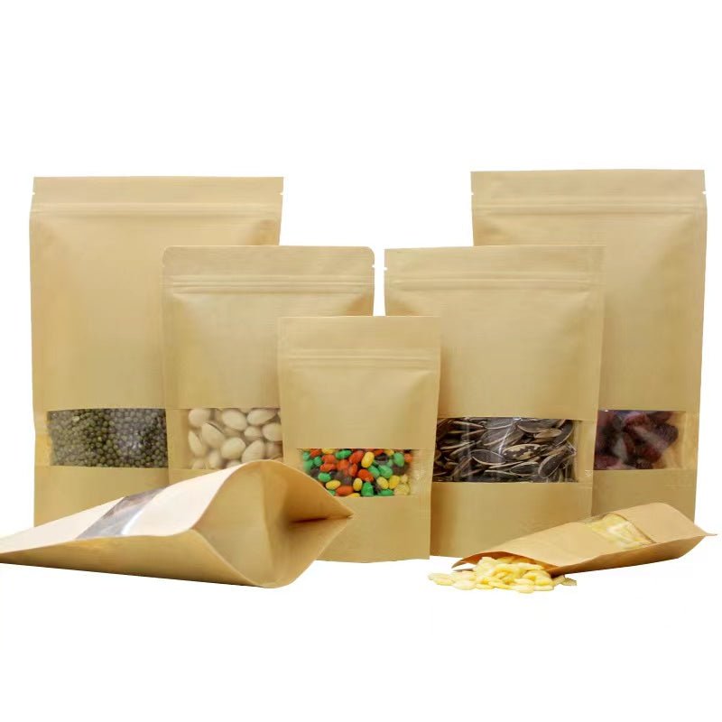 Kraft Bag With Window - Yorkn Inc✅