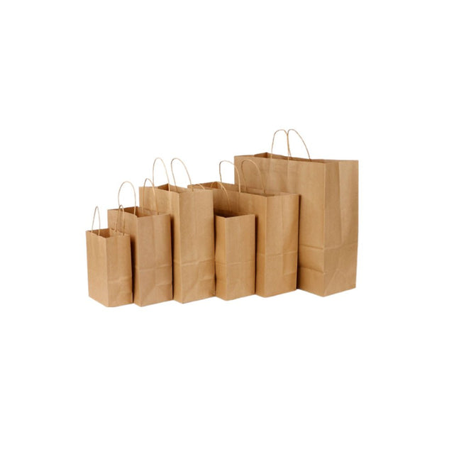 Kraft Paper Bags With Handle - Yorkn Inc✅
