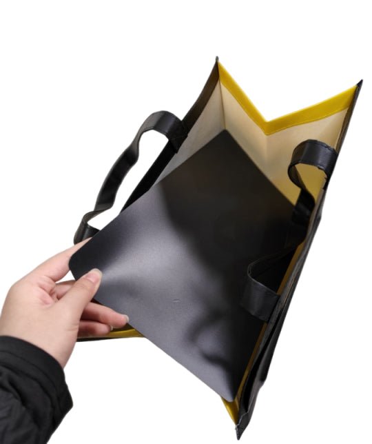 Laminated Non - woven Tote Bag With Pocket - By Boat - Yorkn Inc✅