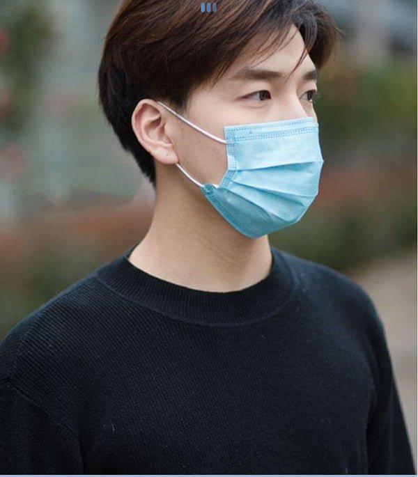 Lanswe Disposable Earloop Non - woven Face Masks - Yorkn Inc✅