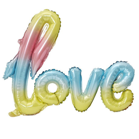 Large One - piece Love Foil Balloon - Yorkn Inc✅