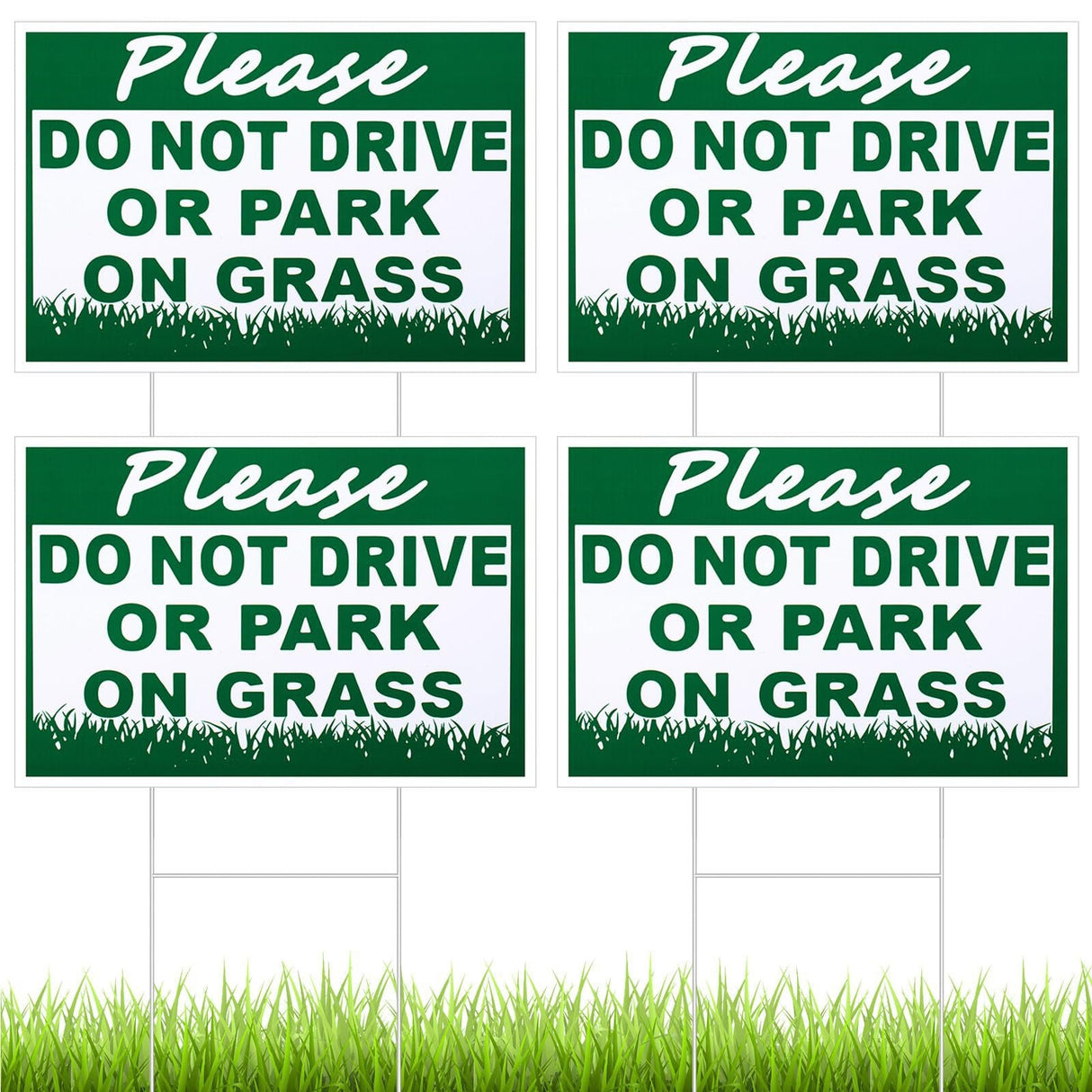 Lawn Bag Sign Doule Side Printed - Yorkn Inc✅