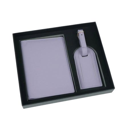 Leather Passport Clip Luggage Tag Set - Yorkn Inc✅