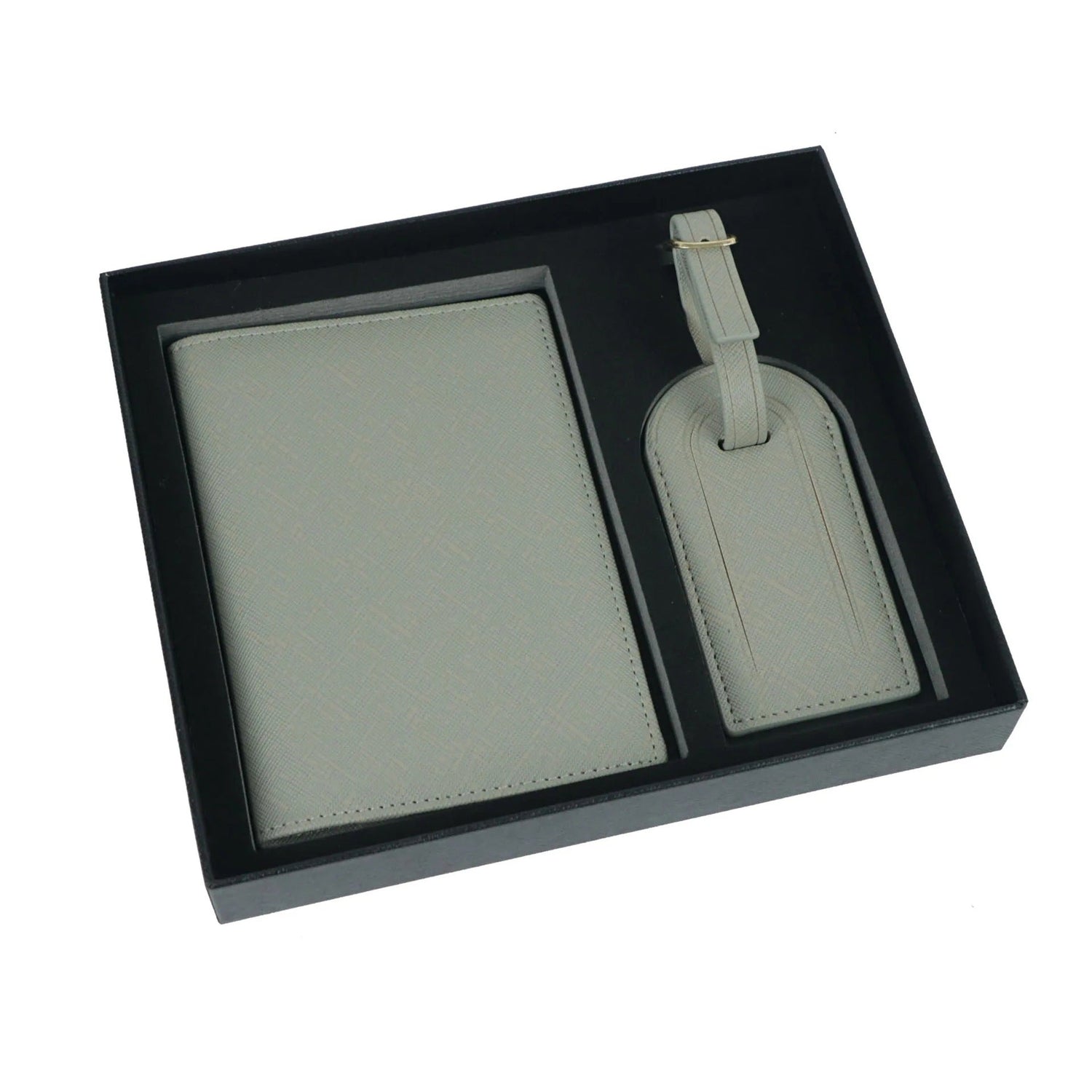 Leather Passport Clip Luggage Tag Set - Yorkn Inc✅