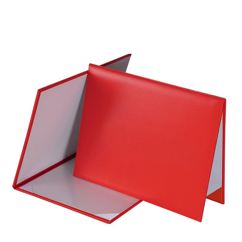 Leatherette Horizontal Certificate Holder - Yorkn Inc✅