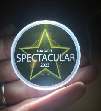 Led Circle Badge With Beads - Yorkn Inc✅