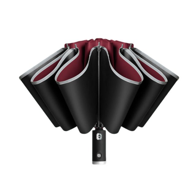 Led Light Torch Handle Auto Reverse Umbrella Reflective Brim - Yorkn Inc✅