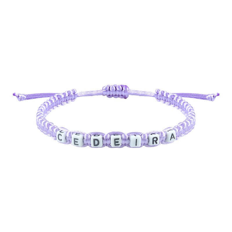Letter Woven Bracelet - Yorkn Inc✅