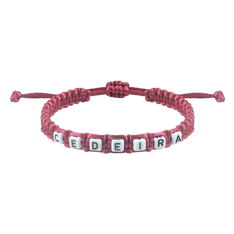 Letter Woven Bracelet - Yorkn Inc✅
