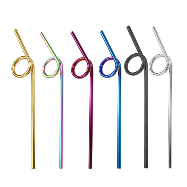 Loop Design Reusable Metal Straws - Yorkn Inc✅