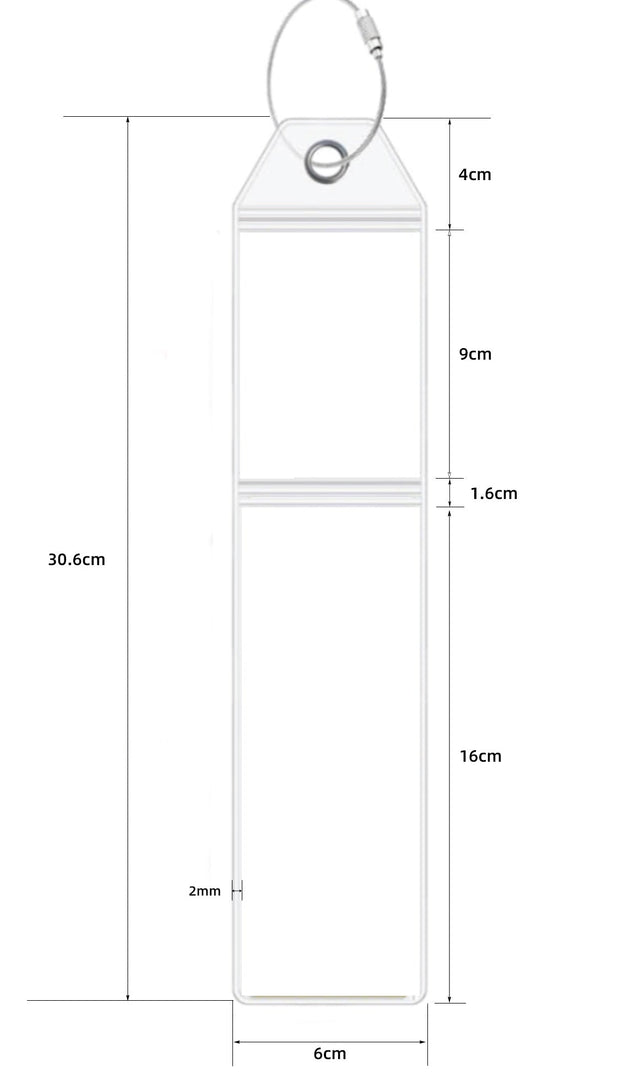 Luggage Tag And Business Card Slot - Yorkn Inc✅