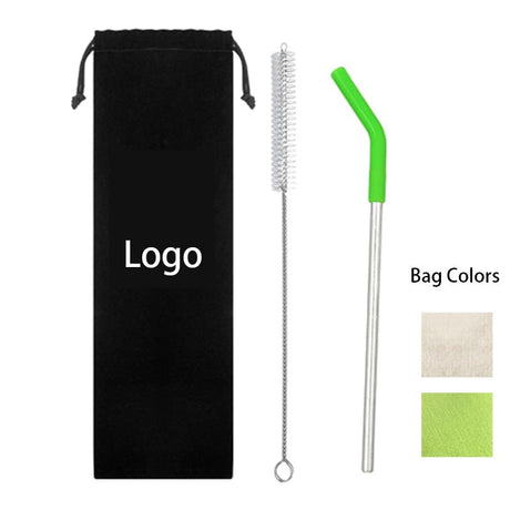 Metal Straw Set With Silicone Tip - Yorkn Inc✅