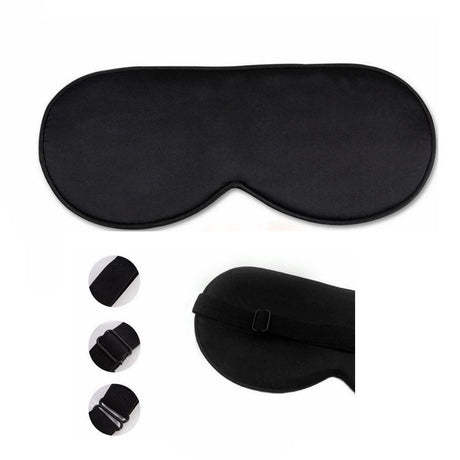 Mulberry Silk Eye Mask With Adjustable Strap - Yorkn Inc✅
