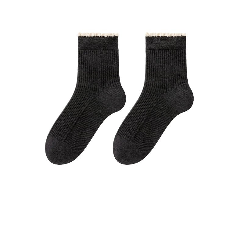 Mulberry Silk Wool Mid Tube Socks - Yorkn Inc✅