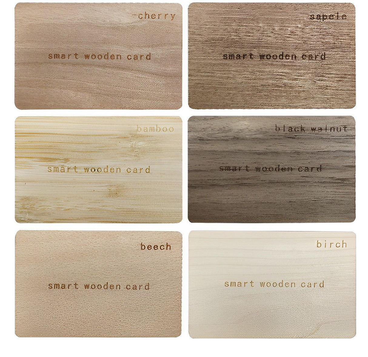 Nfc Wood Business Card - Yorkn Inc✅