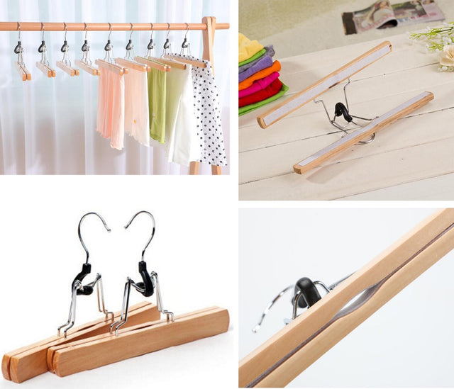 Non Slip Multifunctional Wooden Hangers For Skirt - Yorkn Inc✅
