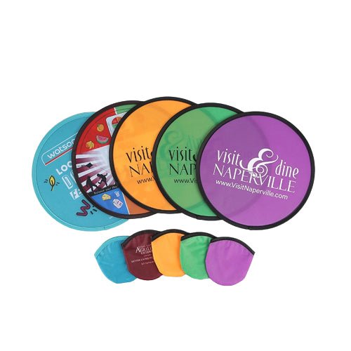 Nylon Folding Advertising Frisbee - Yorkn Inc✅