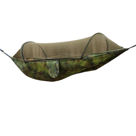 Nylon Hammock With Mosquito Net - Yorkn Inc✅